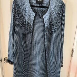 Nic+Zoe Blue Knit Sweater